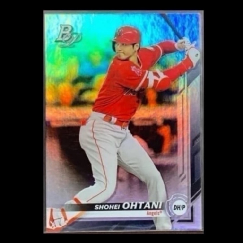 🔥2019 SHOHEI OHTANI REFRACTOR BASEBALL CARD • LOS ANGELES DODGERS